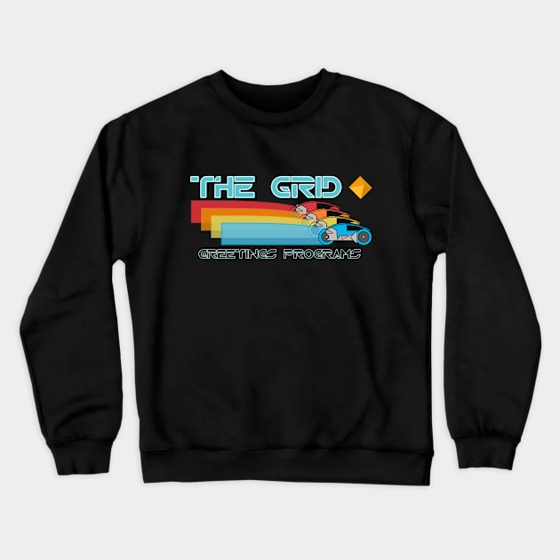 Grid Life Crewneck Sweatshirt by wanderlust untapped